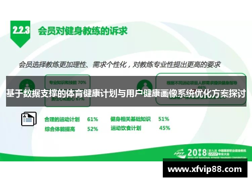 基于数据支撑的体育健康计划与用户健康画像系统优化方案探讨